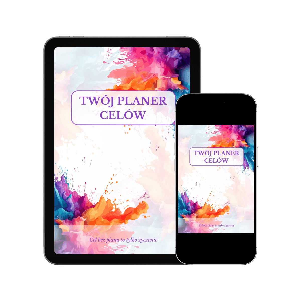 Okładka e-booka „Twój Planer Celów” od TwojaEbookarnia.pl – planer celów i narzędzie do skutecznego planowania