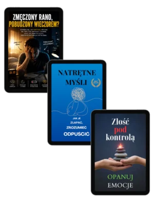 Regulacja emocji – 3 e-booki o napięciu, myślach i złości