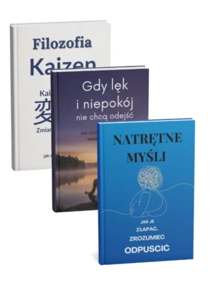 Pakiet Spokojny Umysł – 3 e-booki o natrętnych myślach, lęku i metodzie Kaizen