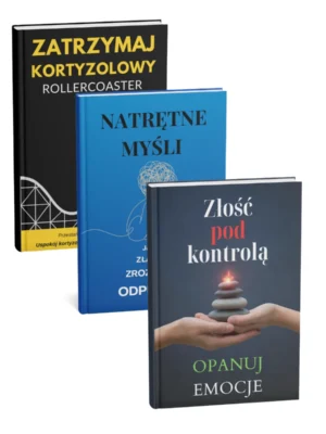 regulacja emocji i złości – pakiet 3 e-booków o kontroli reakcji, natrętnych myślach i kortyzolu