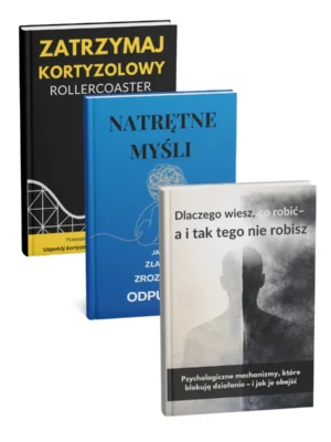 pakiet ebooków psychologia niedziałania – natrętne myśli, stres i blokada działania