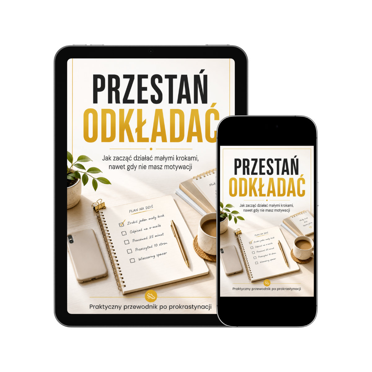 E-book: Przestań odkładać. Zacznij działać, nawet gdy brakuje Ci motywacji