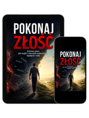 Złość pod kontrolą – opanuj emocje, okładka e-booka o radzeniu sobie z gniewem