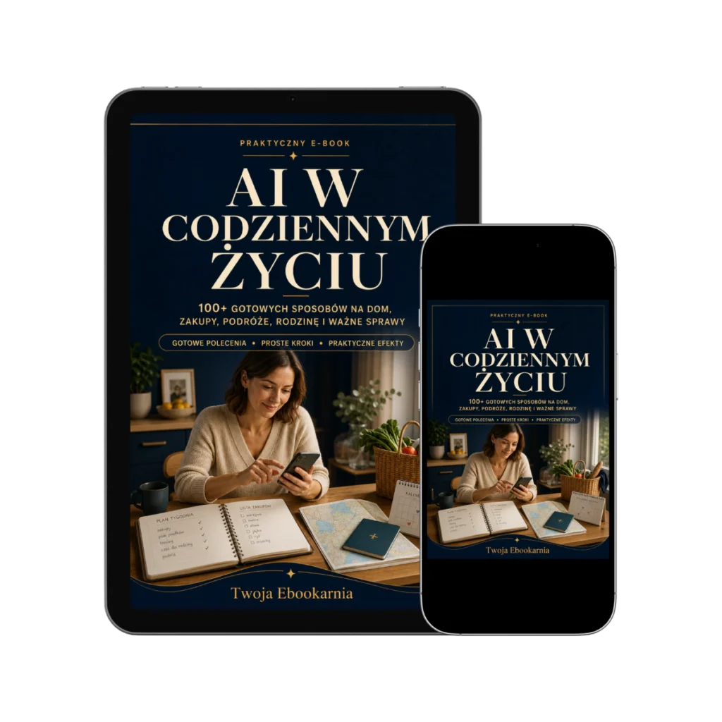 AI w codziennym życiu – 100+ gotowych zastosowań AI w domu, rodzinie i ważnych sprawach